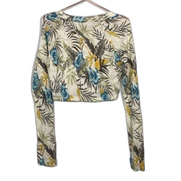 SHOW ME YOUR MUMU CHER TROPICAL FLORAL LONG SLEEVE LACE TOP & LACE MINISKIRT SET - Picture 11 of 11